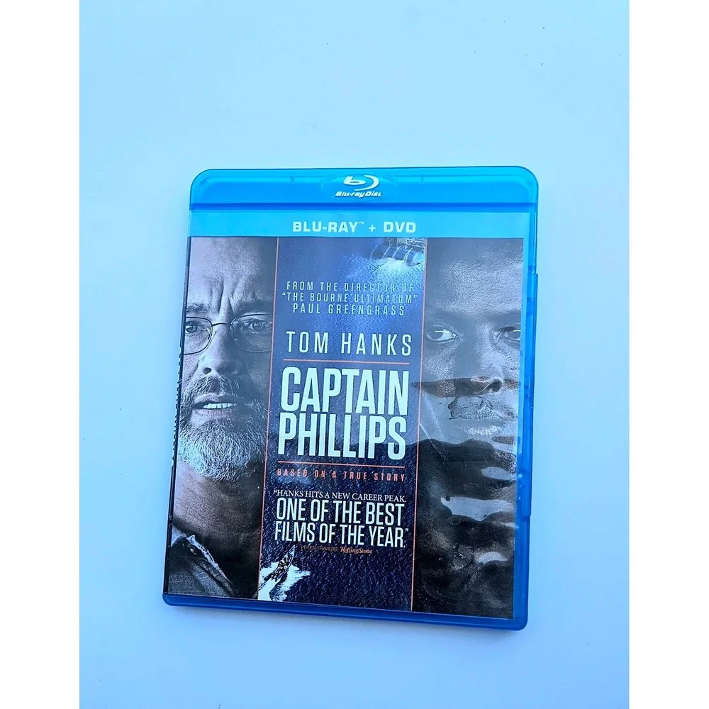 Captain Phillips Blu-ray DVD Tom Hanks Action Thriller True Story 2-Disc Set